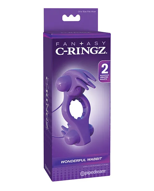 Anal Open Desires Fantasy CRingz Wonderful Wabbit wRemote Purple