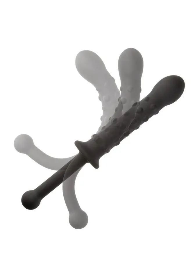 Anal Rock Bottom Rock Bottom Bendies Bendy Beaded Probe Rechargeable Silicone Anal Vibrator