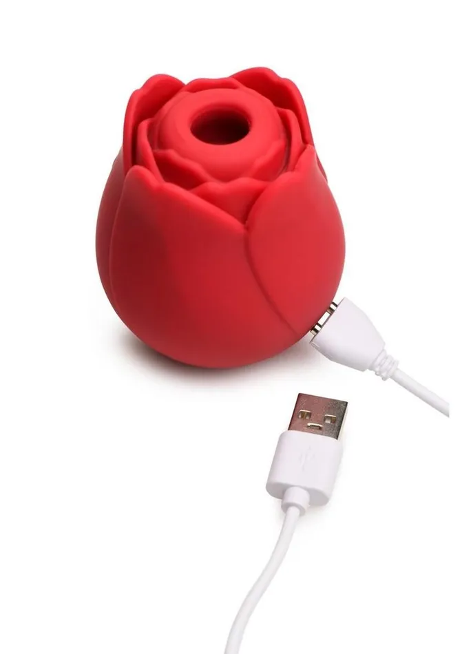 Bloomgasm Female Sex Toys Bloomgasm Cyber Rose Sucking and Vibrating Digital Rechargeable Silicone Clitoral Stimulator