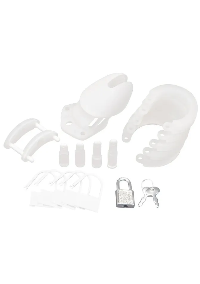 Blue Line CandB Gear Male Sex Toys Silicone Chastity Cage