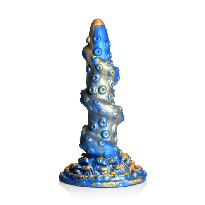 Creature Cocks Dildos Creature Cocks Lord Kraken Tentacled Silicone Dildo Blue Gold