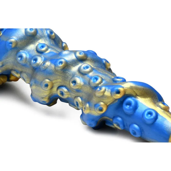 Creature Cocks Dildos Creature Cocks Lord Kraken Tentacled Silicone Dildo Blue Gold