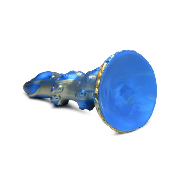 Creature Cocks Dildos Creature Cocks Lord Kraken Tentacled Silicone Dildo Blue Gold