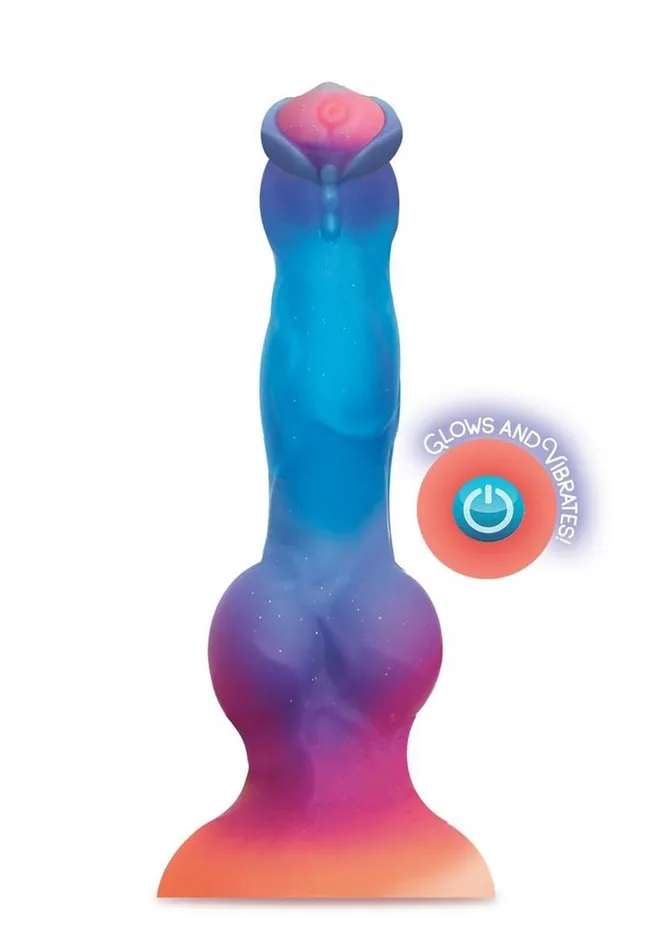 Dildos Alien Nation Alien Nation GloSpot Silicone Glow In The Dark Vibrating Dildo