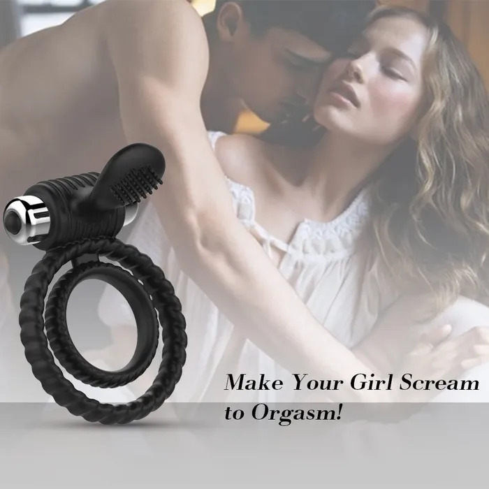 Dual Rings Penis Ring Male Enhancement Earlypeach Male Sex Toys