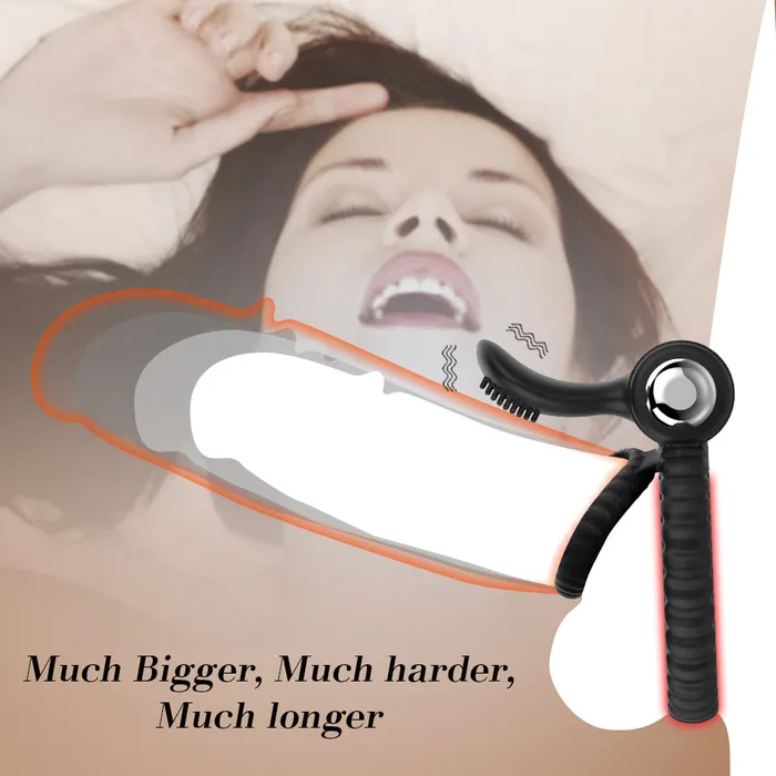 Dual Rings Penis Ring Male Enhancement Earlypeach Male Sex Toys