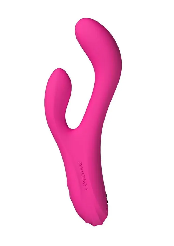 Female Sex Toys Lovense Osci 3 Rechargeable Silicone GSpot Vibrator with Clitoral Stimulator Lovense