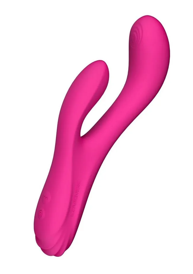 Female Sex Toys Lovense Osci 3 Rechargeable Silicone GSpot Vibrator with Clitoral Stimulator Lovense