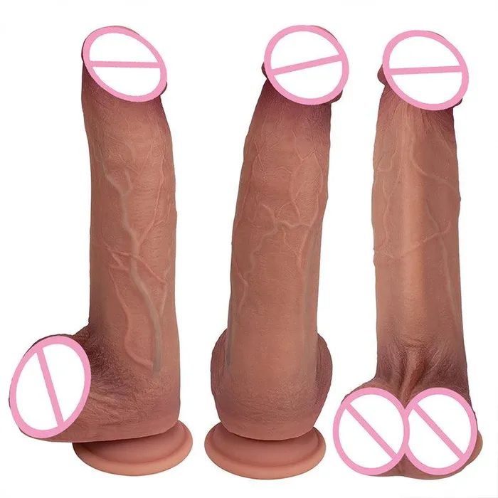 Female Sex Toys Super Realistic Liquid Silicone Dildo Inyarose