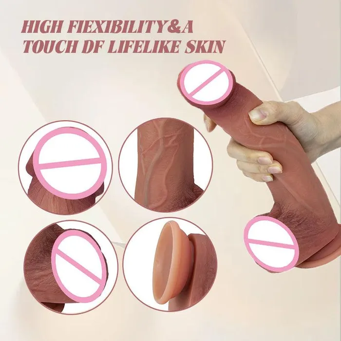 Female Sex Toys Super Realistic Liquid Silicone Dildo Inyarose