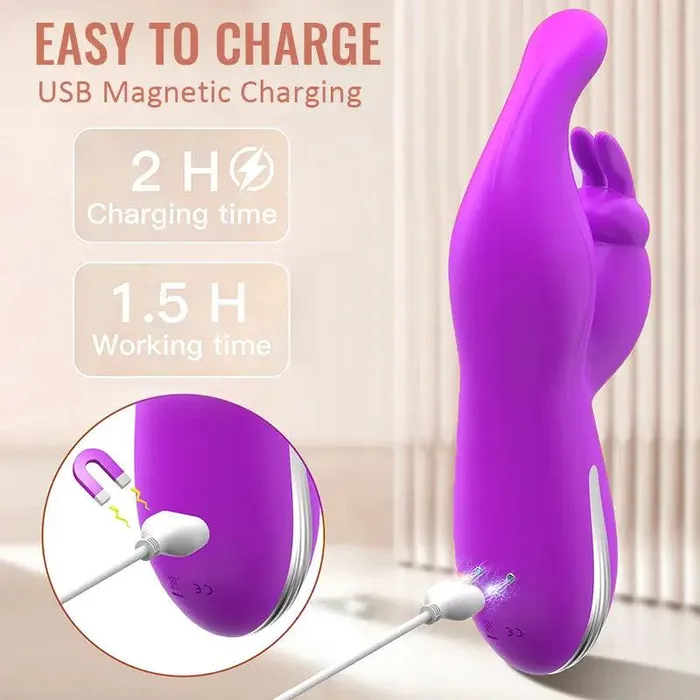 Inyarose Female Sex Toys 3in1 Rabbit Clitoral Vibrator