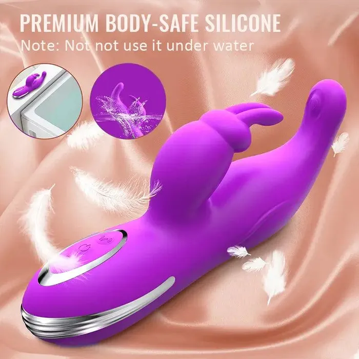Inyarose Female Sex Toys 3in1 Rabbit Clitoral Vibrator