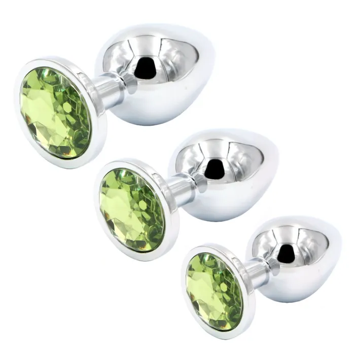 Jewelry Plug Set 3 Piece Love Plugs Anal Jewelry Plug Set 3 Piece Love Plugs Anal