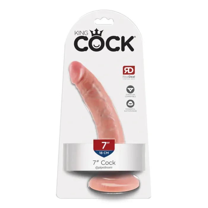 King Cock Dildo Pink 7 Inch King Cock Dildos