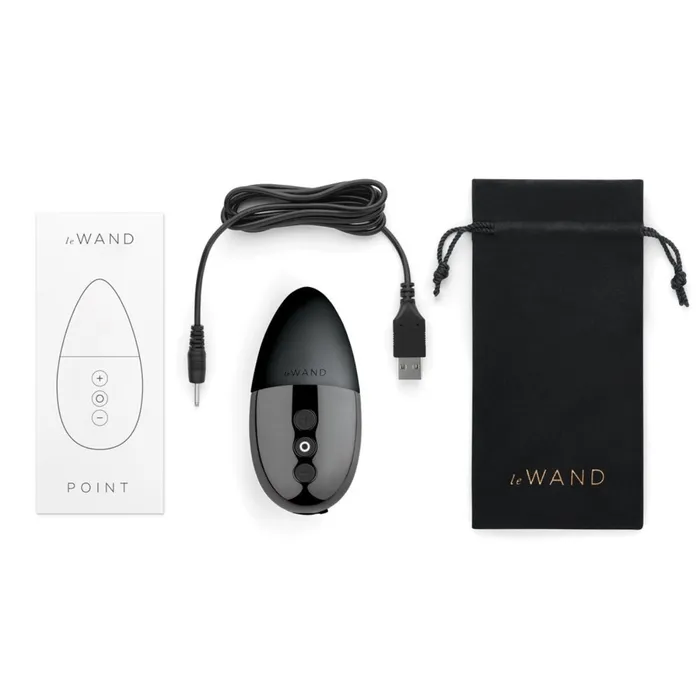 Le Wand Vibrators Le Wand Point Lay On Vibrator Black