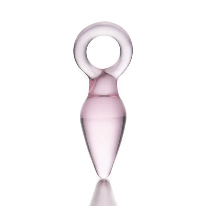 Love Plugs Anal Pink Kunai Anal Glass Toy