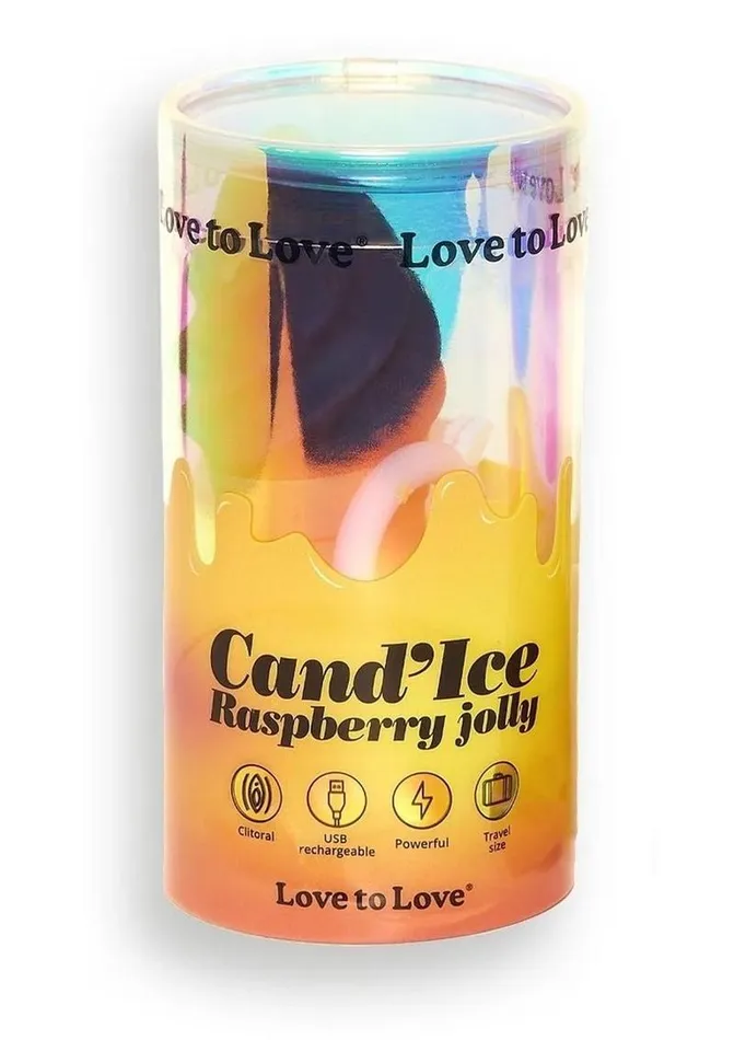 Love to Love Female Sex Toys Candice Rechargeable Silicone Clitoral Stimulator Raspberry Jolly Love to Love Female Sex Toys Candice Rechargeable Silicone Clitoral Stimulator Raspberry Jolly