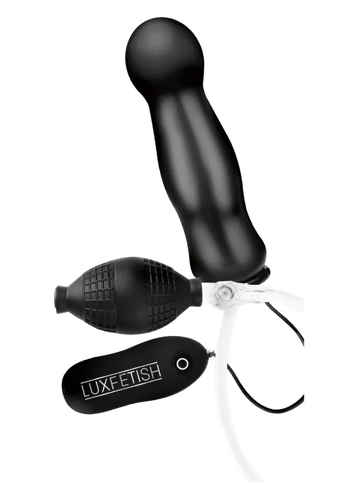 Lux Fetish Inflatable Vibrating Butt Plug with Remote Control Lux Fetish Male Sex Toys Lux Fetish Inflatable Vibrating Butt Plug with Remote Control Lux Fetish Male Sex Toys