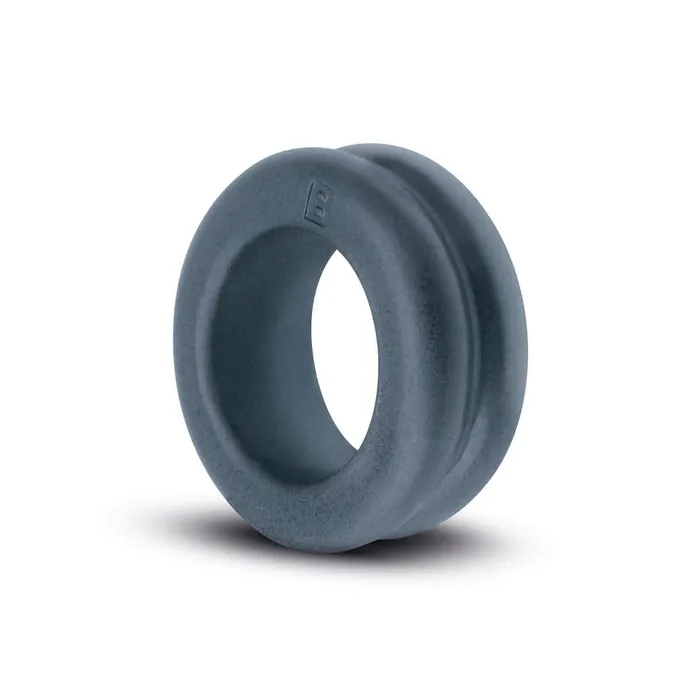 Male Sex Toys Boners Boners Double Design Cock Ring Grey