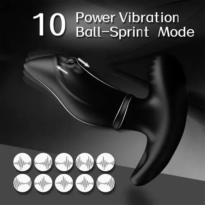 Male Sex Toys Inyarose Thumb Vibrating Prostate Massager