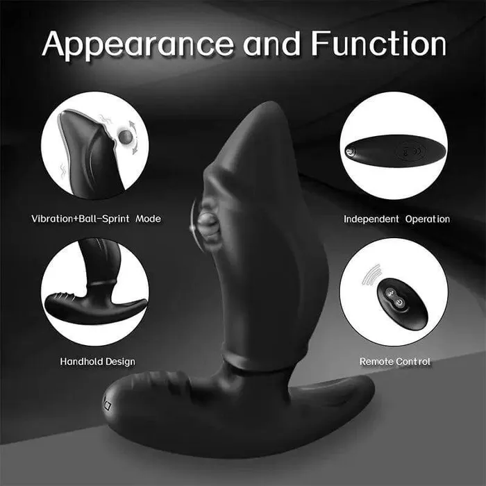 Male Sex Toys Inyarose Thumb Vibrating Prostate Massager
