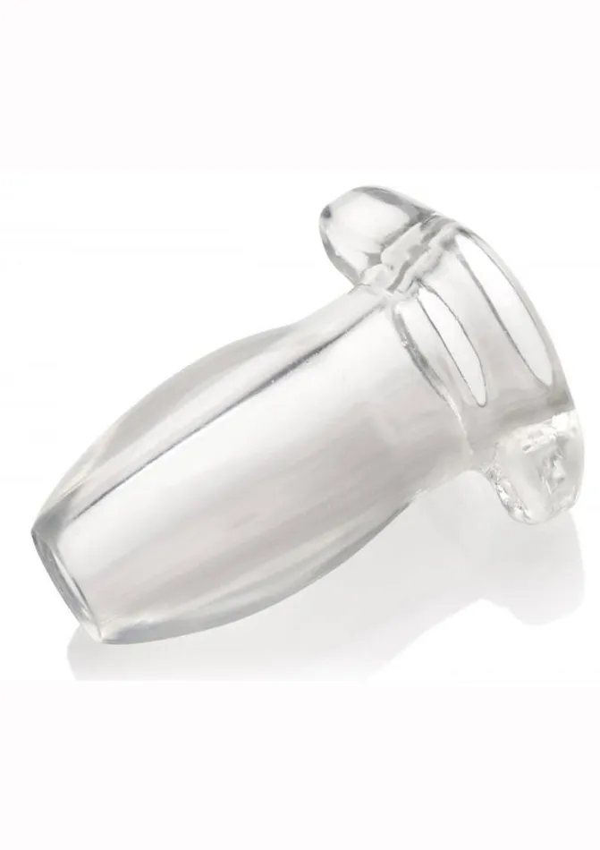 Male Sex Toys Master Series Peephole Clear Hollow Anal Plug Master Series