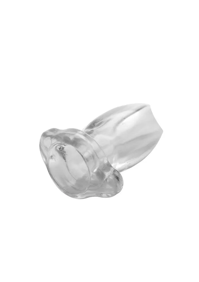Male Sex Toys Master Series Peephole Clear Hollow Anal Plug Master Series