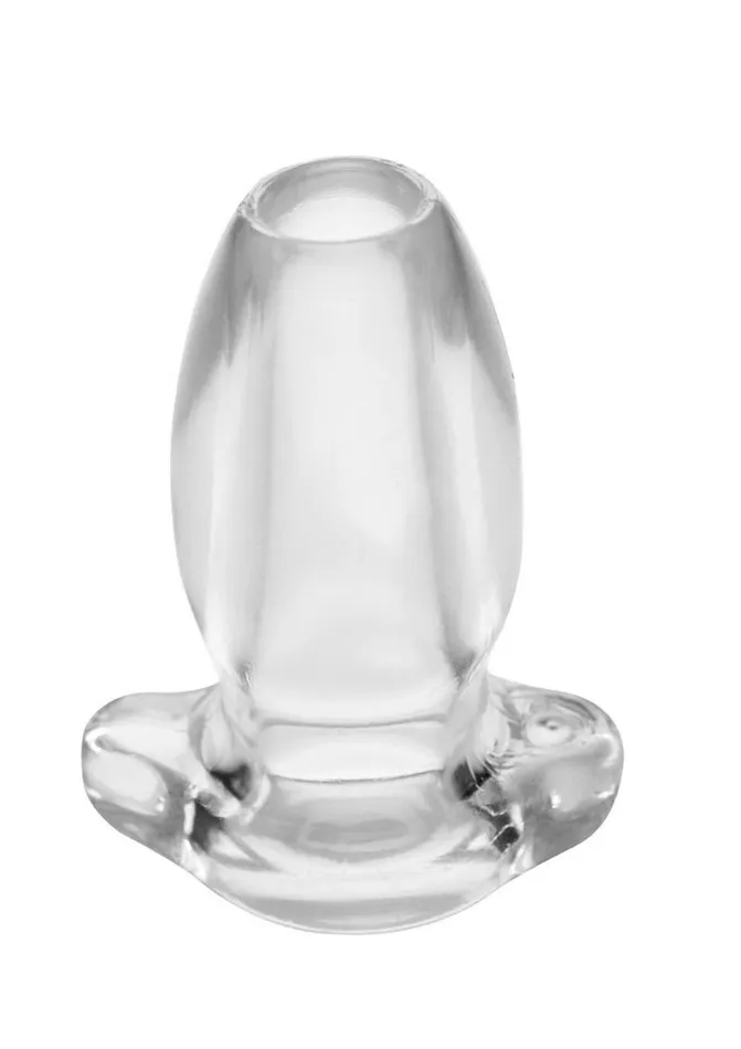 Male Sex Toys Master Series Peephole Clear Hollow Anal Plug Master Series