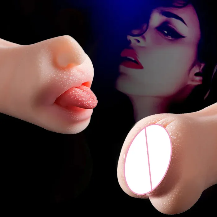 Male Sex Toys Mouth tooth double point plane cup masturbator mysite