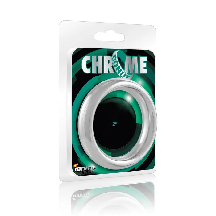 Male Sex Toys SI Novelties Si95012 COCK RING CHROME DONUT 20in51mm