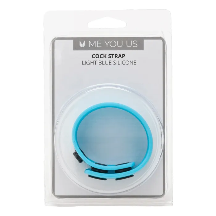 Me You Us Dildos Me You Us Silicone Cock Strap Light Blue