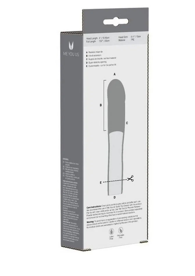 Me You Us Male Sex Toys ME YOU US Elongate 4 Penis Extender