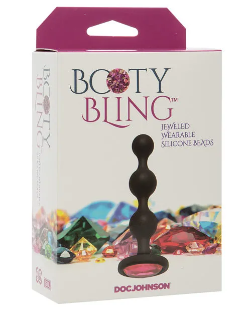 Open Desires Anal Booty Bling Wearable Silicone Beads Pink
