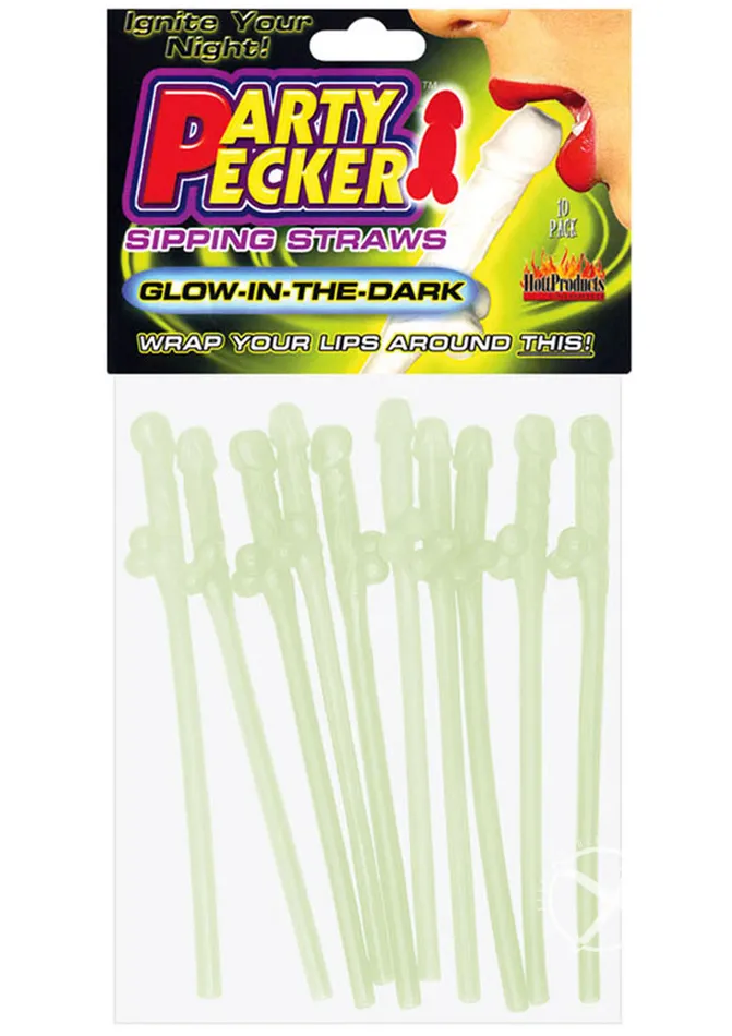 Party Pecker Sipping Straws Bachelorette Vibrators