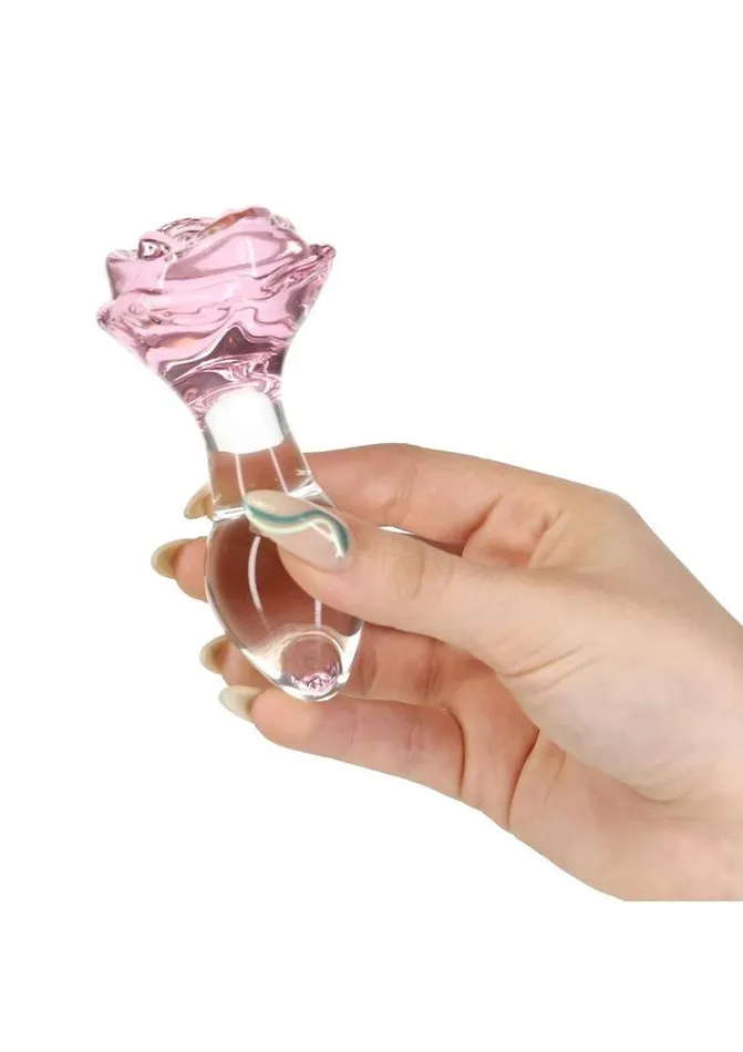 Pillowtalk Anal Pillow Talk Rosy Glass Anal Plug