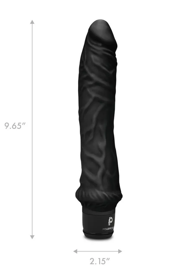 Powercocks Female Sex Toys Powercocks Silicone Rechargeable Girthy Realistic Vibrator