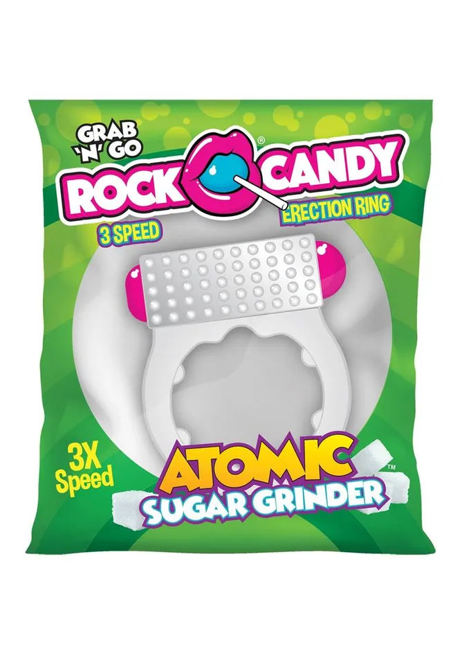 Rock Candy Atomic Sugar Grinder Vibrating Cock Ring Rock Candy Toys Couples