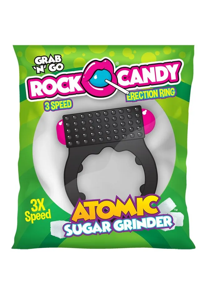 Rock Candy Atomic Sugar Grinder Vibrating Cock Ring Rock Candy Toys Couples