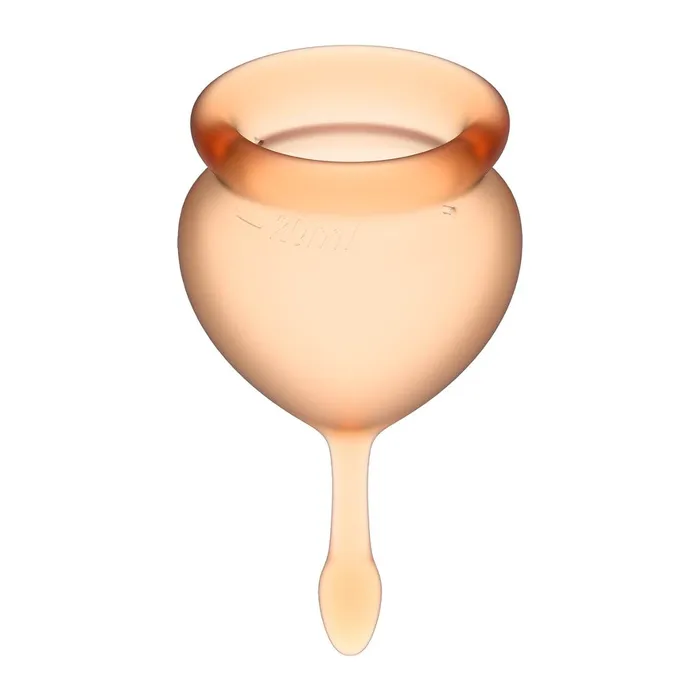 Satisfyer Vibrators Satisfyer Feel Good Menstrual Cups Orange