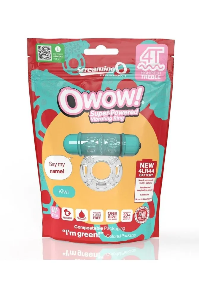 Screaming O Male Sex Toys Screaming O 4t O Wow Vibrating Ring