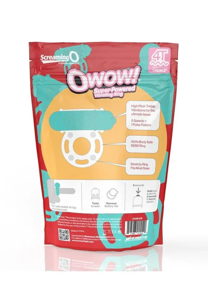 Screaming O Male Sex Toys Screaming O 4t O Wow Vibrating Ring