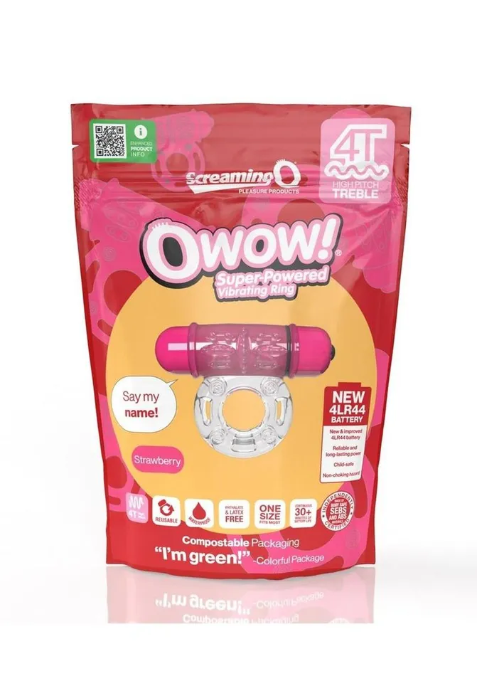 Screaming O Male Sex Toys Screaming O 4t O Wow Vibrating Ring