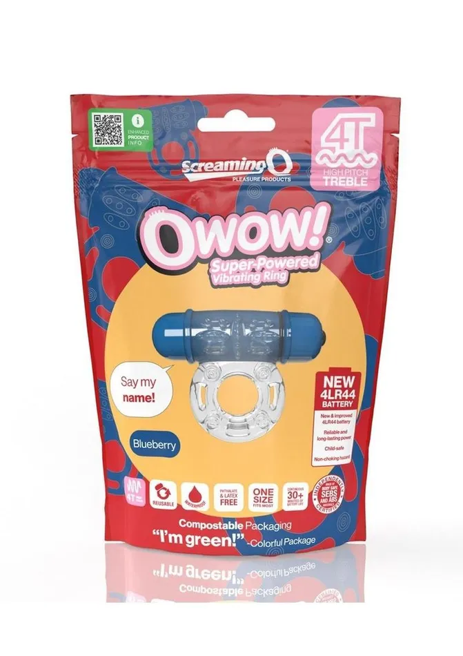 Screaming O Male Sex Toys Screaming O 4t O Wow Vibrating Ring