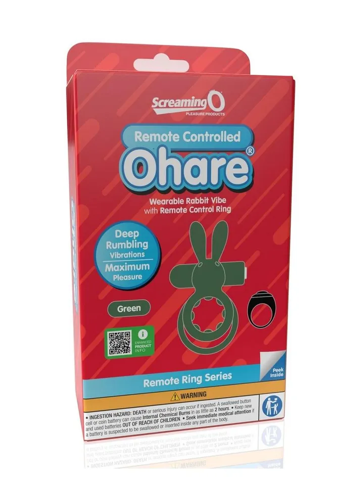 Screaming O Ohare Remote Control Rechargeable Silicone Vibrating Cock Ring Screaming O Couples Screaming O Ohare Remote Control Rechargeable Silicone Vibrating Cock Ring Screaming O Couples