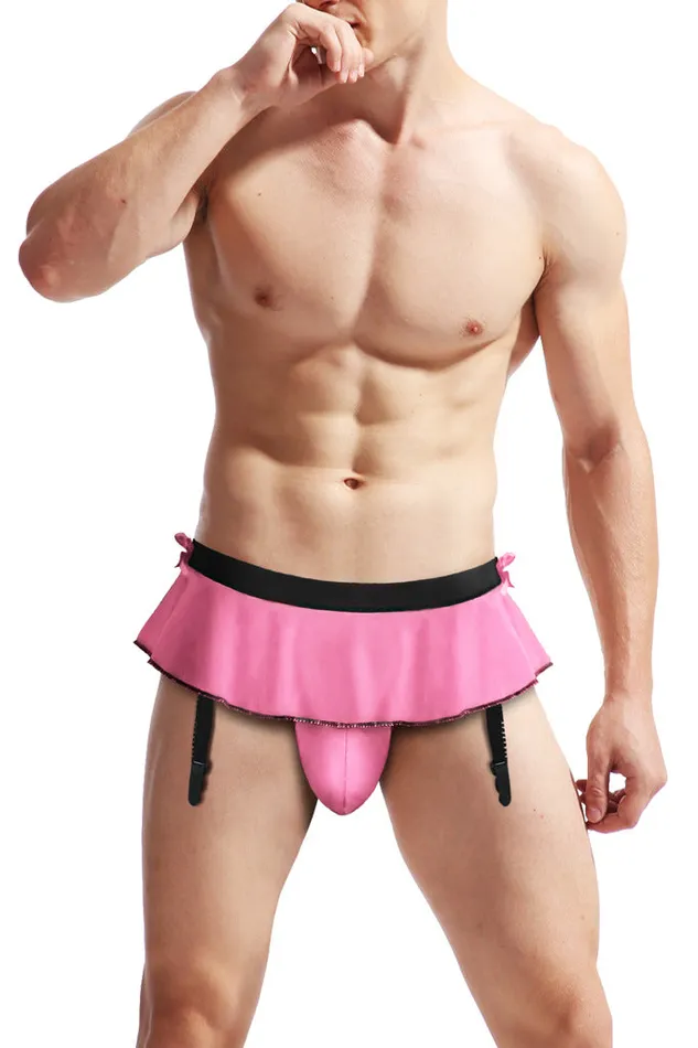 Sexy Mens Girly Underwear with Garter Versaley Female Sex Toys Sexy Mens Girly Underwear with Garter Versaley Female Sex Toys