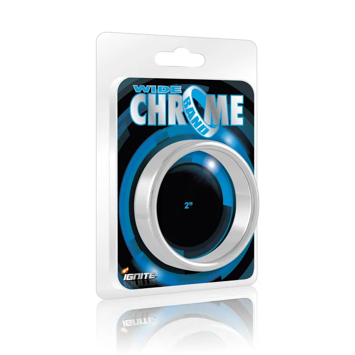 SI Novelties Si95023 COCK RING WIDE CHROME BAND 20in51mm Male Sex Toys