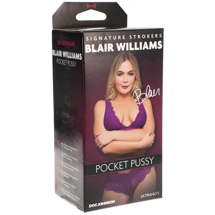 Signature Strokers Signature Strokers Blair Williams Ultraskyn Pocket Pussy Male Sex Toys