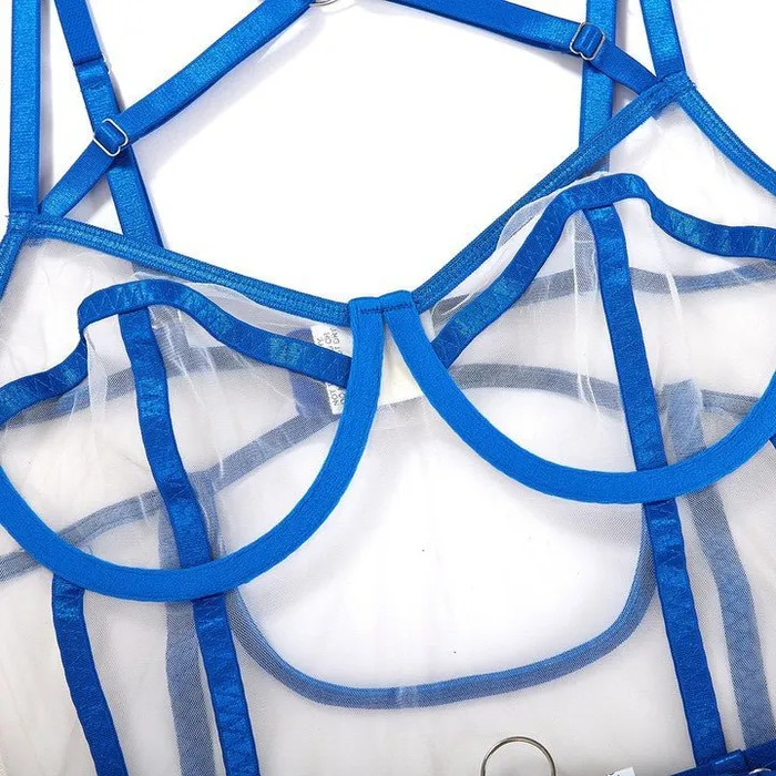 Sinderella Anal Electric Obsession Mesh Lingerie Set