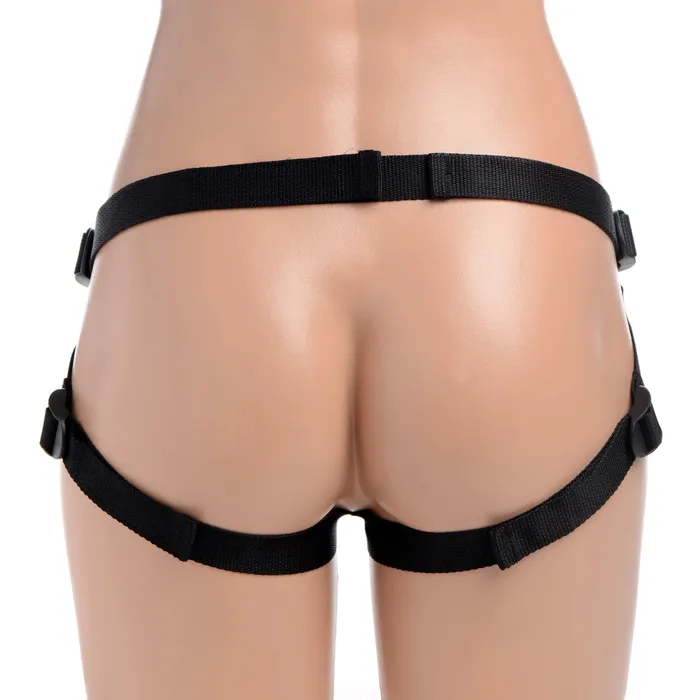 Strap U Strap U Proud Rainbow Silicone Dildo With Harness Black Female Sex Toys Strap U Strap U Proud Rainbow Silicone Dildo With Harness Black Female Sex Toys