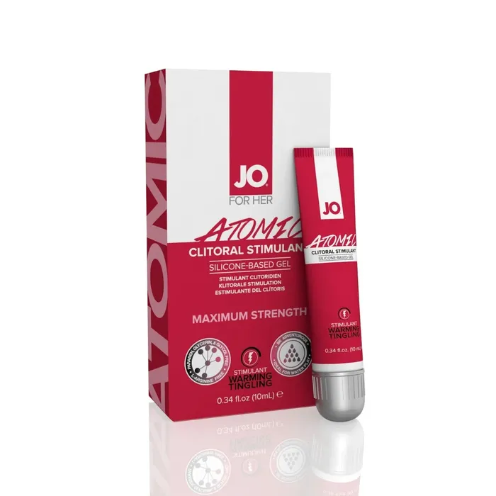 System JO Atomic Warming Clitoral Silicone Stimulant Gel 10ml System JO Female Sex Toys System JO Atomic Warming Clitoral Silicone Stimulant Gel 10ml System JO Female Sex Toys